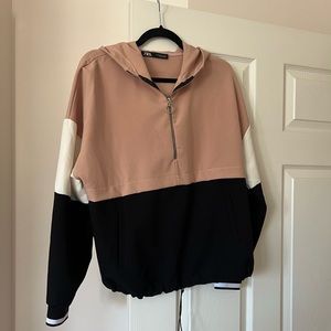 SOLD - Zara Quarter-Zip Pullover